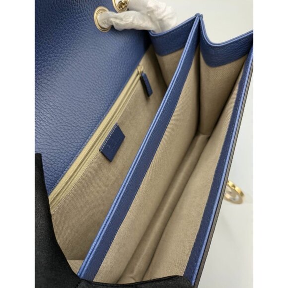 Gucci Dollar Calfskin Interlocking GG Caspian Handbag/Shoulder / Crossbody - Picture 6 of 14